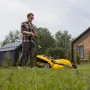Газонокосилка электрическая DENZEL GMC-1800, шир. 38см, 1800 Вт, 6 уров., травосб. 35 л