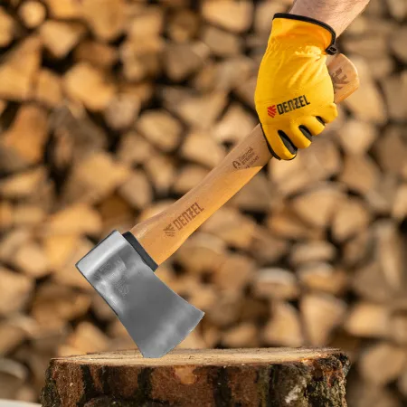 Топор кованый DENZEL 1130 г, американский тип, буковая рукоятка, 430мм, EFP 21888