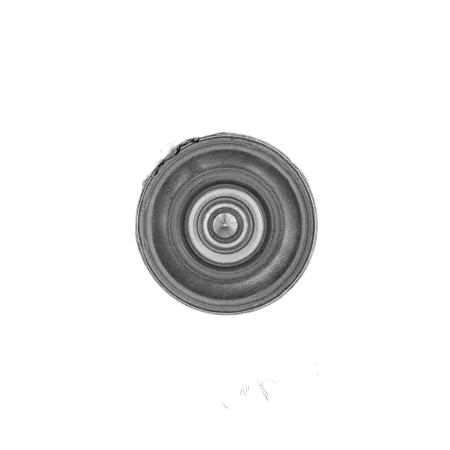 Щетка для УШМ DENZEL, 125 мм, Плоская, нейлоновая щетина, посадка 22,2 мм