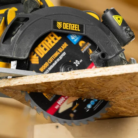 Пильный диск по дереву DENZEL ф185 х 20 мм, 40 зубьев