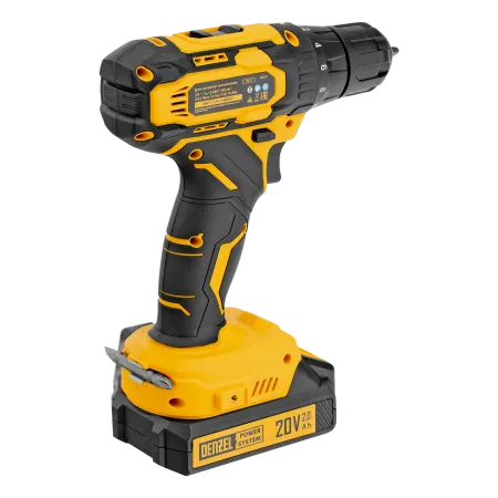 Дрель-шуруповерт аккумуляторная DENZEL CDQ-20, Li-Ion, 20 В