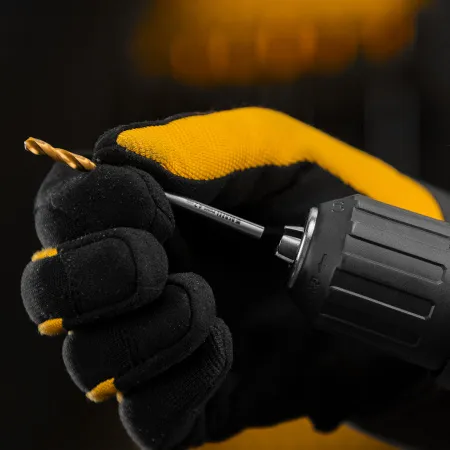 Сверло спиральное по металлу DENZEL 4,2 x 75 мм, Р6М5, Golden Tip, многогранная заточка