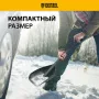 Лопата автомобильная DENZEL 230х290х690мм, сверхпрочный полиамид