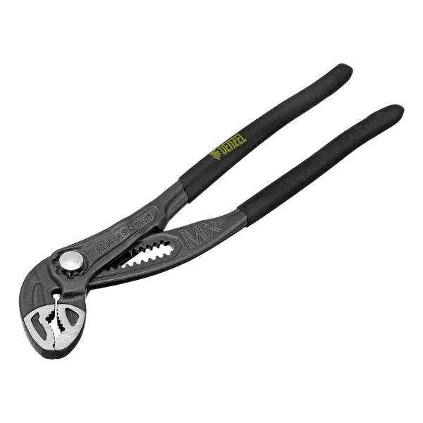 Клещи переставные DENZEL кнопочный механизм, обливные рукоятки, 250 мм