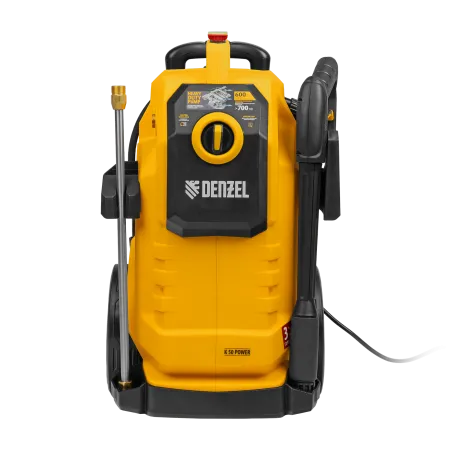 Моечная машина высокого давления DENZEL K 50 Power, 2100 Вт, 150 бар, 600 л/ч, асинхронный двигатель