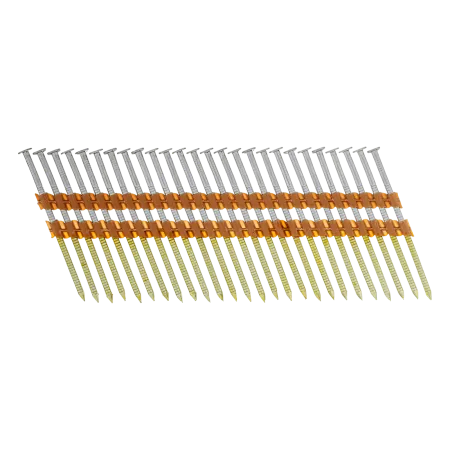 Гвозди DENZEL для пнев. нейлера (оцинк.), длина - 75 мм, диам. - 3,05 мм, 2000 шт.