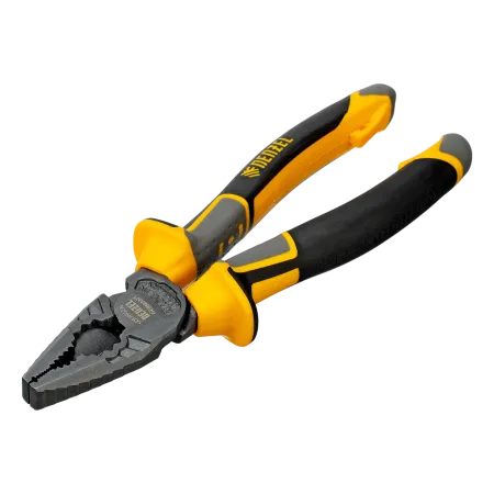 Плоскогубцы комбинированные DENZEL 180 мм, трехкомпонентные рукоятки