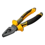 Плоскогубцы комбинированные DENZEL 180 мм, трехкомпонентные рукоятки