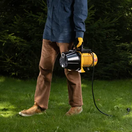 Насос садовый поверхностный DENZEL GP1100C, 1100 Вт, 4500 л/ч, высота подъема 46 м