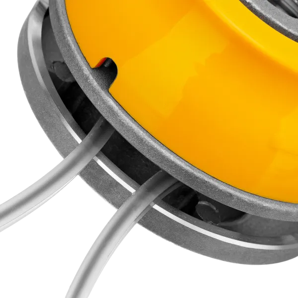 Триммерная головка DENZEL 96358, универсальная, алюминиевый корпус, леска до 4 мм