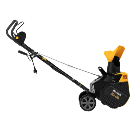 Снегоуборщик электрический DENZEL ESB-460-M, 1.8 кВт, металлический шнек, LED фара