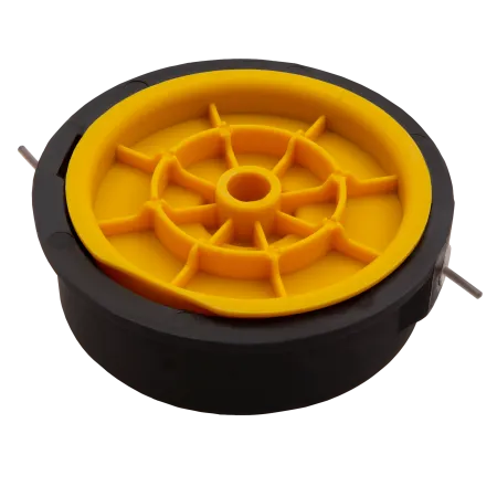 Катушка для триммера DENZEL 96365, полуавтомат, шестигранник Hex x 15/6, М8 правый, М8 левый