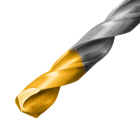 Набор сверл по металлу DENZEL, 1-10 мм, Р6М5-TiN, Golden Tip, 19 шт