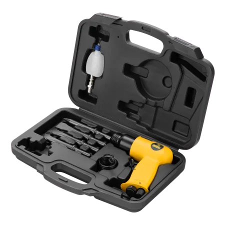 Пневматический молоток DENZEL НР4500 + набор насадок, 113 л/мин, 4500 уд/мин