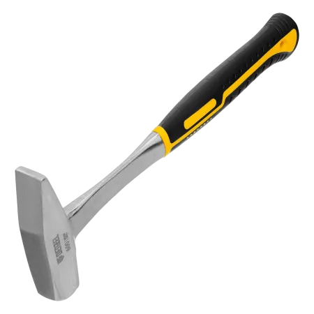 Молоток слесарный DENZEL 600 г, цельнометаллический, двухкомпонентная рукоятка