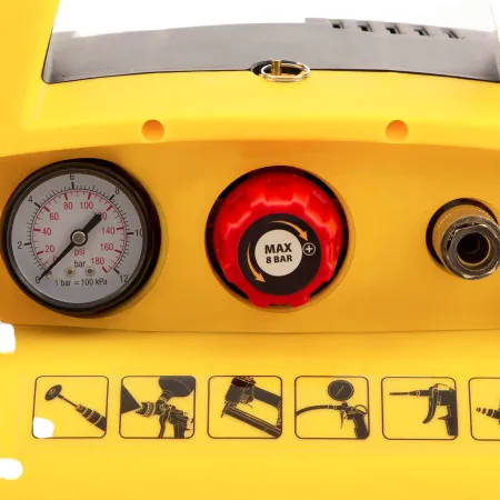 Компрессор воздушный DENZEL РС 1/6-180, 1.1 кВт, 180 л/мин, 6 л