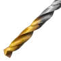 Сверло спиральное по металлу DENZEL 5,5 x 93 мм, Р6М5, Golden Tip
