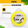 Леска для триммера DENZEL Flex Сord 96123, 2.4 мм x 40 м, квадратная, блистер