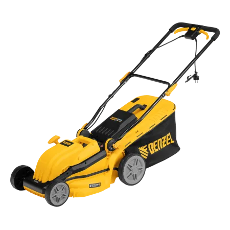 Газонокосилка электрическая DENZEL GMC-1800, шир. 38см, 1800 Вт, 6 уров., травосб. 35 л