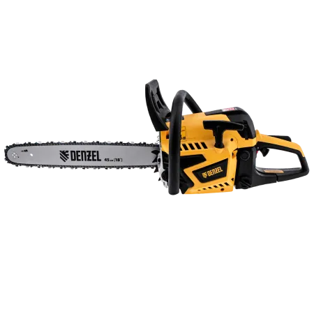 Пила цепная бензиновая DENZEL DS-5218, шина 45 см, 52 см3, 3 л.с, шаг 0,325, 72 звена