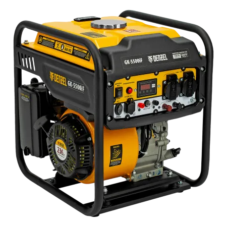 Генератор инверторный DENZEL GK-5500iF, 5,5 кВт, 230 В, ручной старт