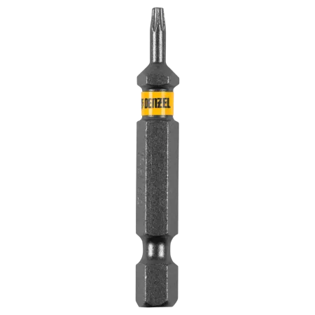 Бита DENZEL TX 8х50, сталь S2, шестигранный профиль, 10 шт. Е 6,3