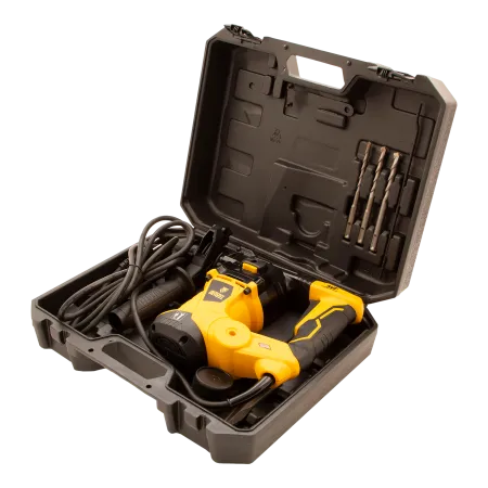 Перфоратор электрический DENZEL RHV-1250-30, SDS-plus, 1250 Вт, 5 Дж, 3 плюс 1 режим