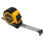 Рулетка DENZEL 8м х 25мм, двухкомп. корпус, кнопка-пауза