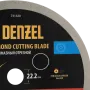 Диск алмазный отрезной DENZEL ф230 х 22,2 мм, Сплошной, мокрое резание, HWD92