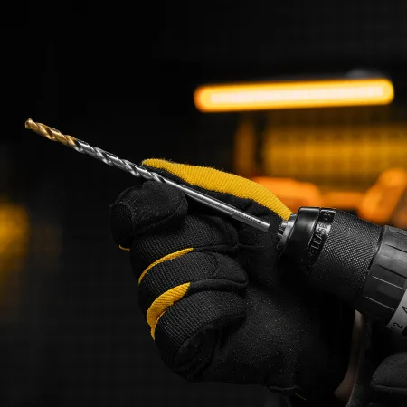 Сверло спиральное по металлу DENZEL 6 х 139 мм, Р6М5, Golden Tip, удлиненное