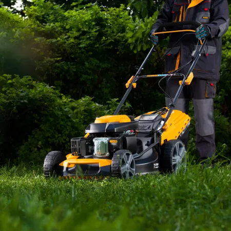 Газонокосилка бензиновая DENZEL GLR-510SP-K, 180 см3, ширина 51 см, привод, травосборник 65 л