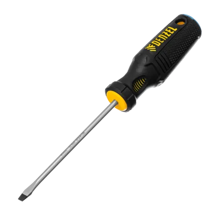 Отвертка DENZEL SL4х100 мм, S2, 3к рукоятка
