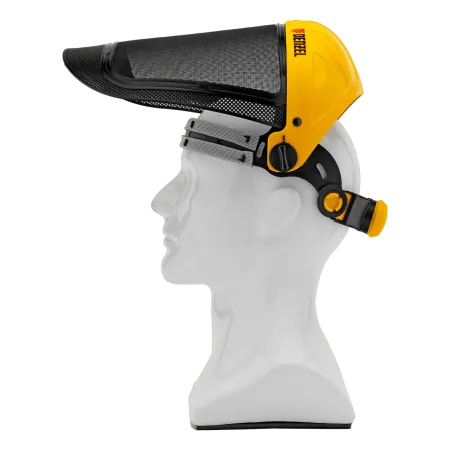 Щиток защитный лицевой с сеткой DENZEL "СВОНА" НС-01 "ЛЮКС", плавная регулировка храповик