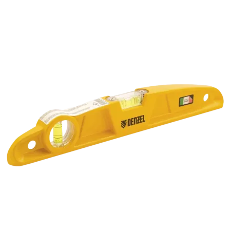 Литой уровень DENZEL 34920, 300 мм, 2 глазка, магнитный