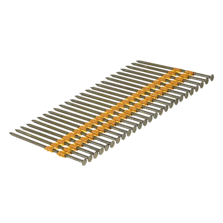 Гвозди DENZEL для пнев. нейлера (крашен.), длина - 90 мм, диам. - 3,05 мм, 2000 шт.