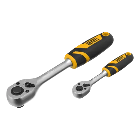 Набор инструментов DENZEL 1/2", 1/4", CrV, S2, пластиковый кейс, 84 предмета