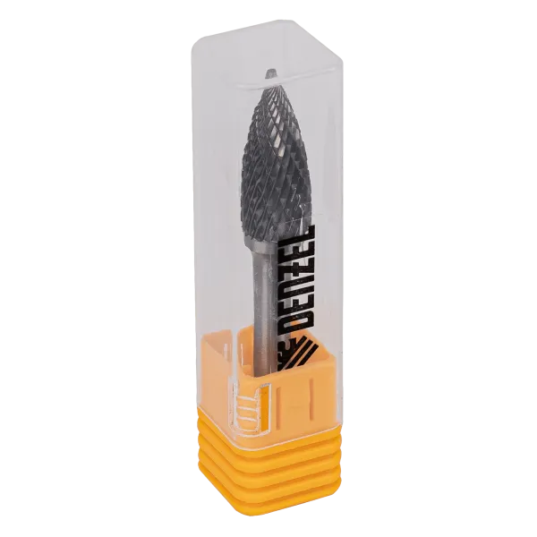 Борфреза по металлу DENZEL твердосплавная, параболическая заостренная, тип-G, 12 мм