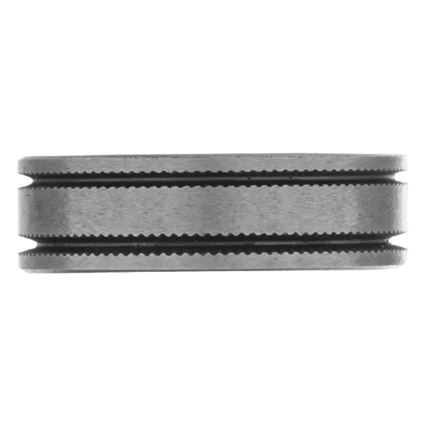 Подающий ролик DENZEL U профиль зубчатый под флюсовую проволоку 0,8-1мм посадка квадрат, 2 шт