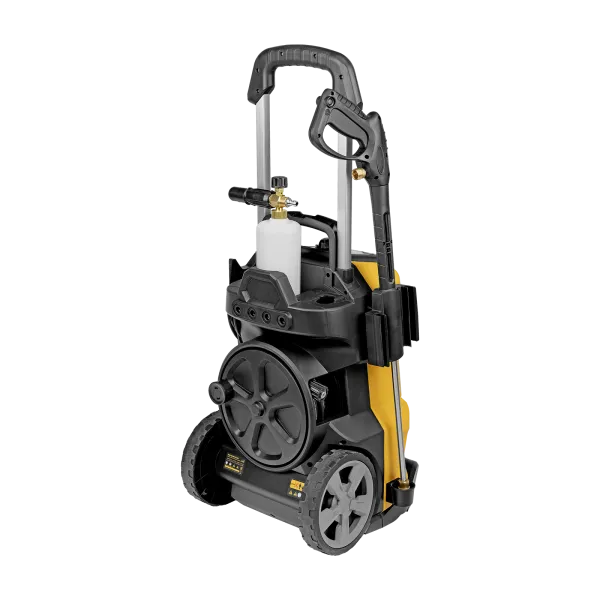 Моечная машина высокого давления DENZEL R-230iD, 3300 Вт, 230 бар, 600 л/ч, асинхронный двигатель, с барабаном