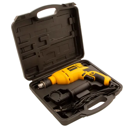 Ударная дрель DENZEL ID-750, 750 Вт, 0-3000 об/мин, 48000 уд/мин