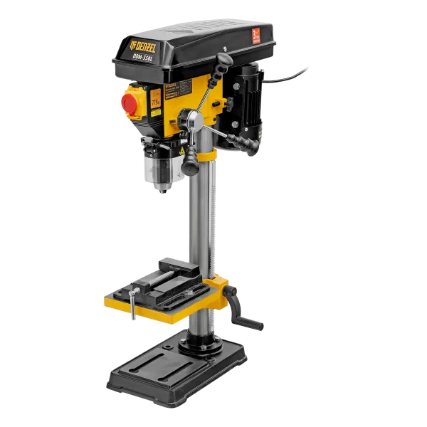 Станок сверлильный DENZEL DDM-550L, 550 Вт, 16 мм, 12 ск., лазер, настольный