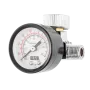 Регулятор давления с манометром DENZEL для краскораспылителя K1500, 12 бар, 1/4"