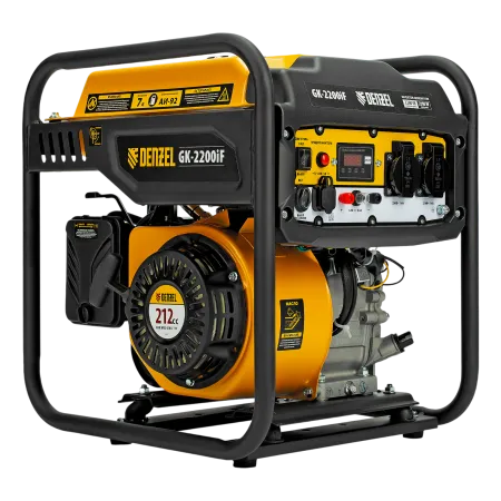 Генератор инверторный DENZEL GK-2200iF, 2,2 кВт, 230 В, ручной старт