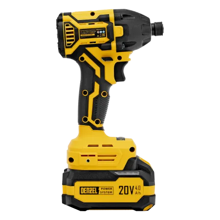 Винтоверт ударный аккумуляторный бесщет. DENZEL CIDH-BL-20-270, Li-Ion, 20 В