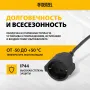 Удлинитель-шнур силовой Top Series DENZEL, КГТТ, 20 м, 1 розетка, 3 x 1,5 мм