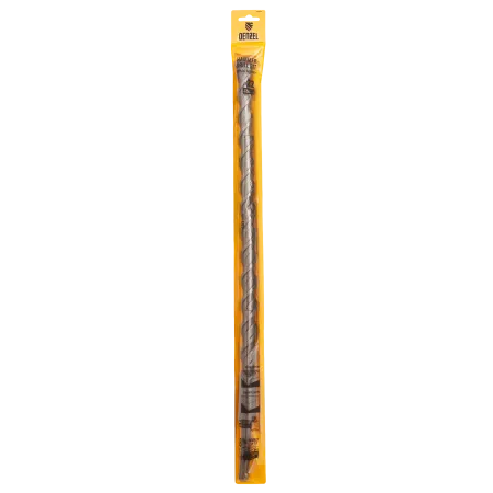 Бур по бетону DENZEL 705054, 22 x 460 мм, двойная спираль, три пылеотводящие кромки