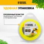 Леска для триммера DENZEL 96214 зубчатый квадрат, 2,4мм х 15м, FLEX CORD