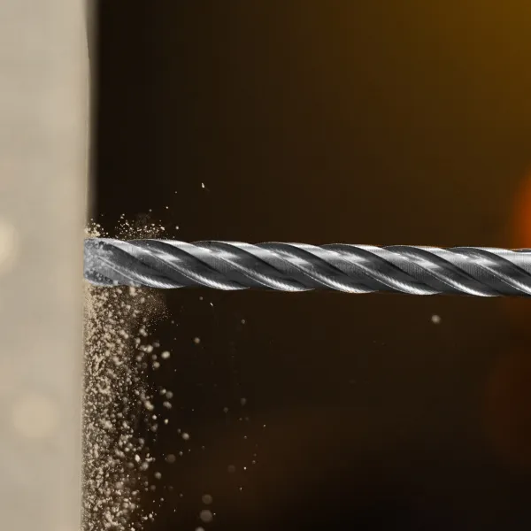 Бур по бетону DENZEL, цельная крестовая пластина, 10x165 мм, SDS PLUS