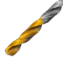 Сверло спиральное по металлу DENZEL 5 x 86 мм, Р6М5, Golden Tip