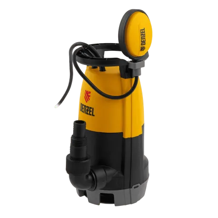 Дренажный насос DENZEL DP600S для чистой и грязной воды, 600 Вт, напор 7 м, 13000 л/ч